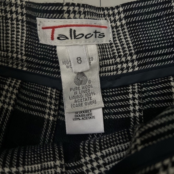 Talbots Women Skirt Vtg Size 8 Green 100% Wool Pleated USA - Picture 4 of 5